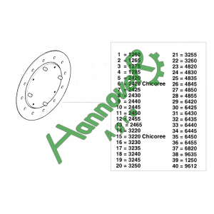 Диск висівний 9612  Optima Kverneland AC819757-(819978) (АС819757)